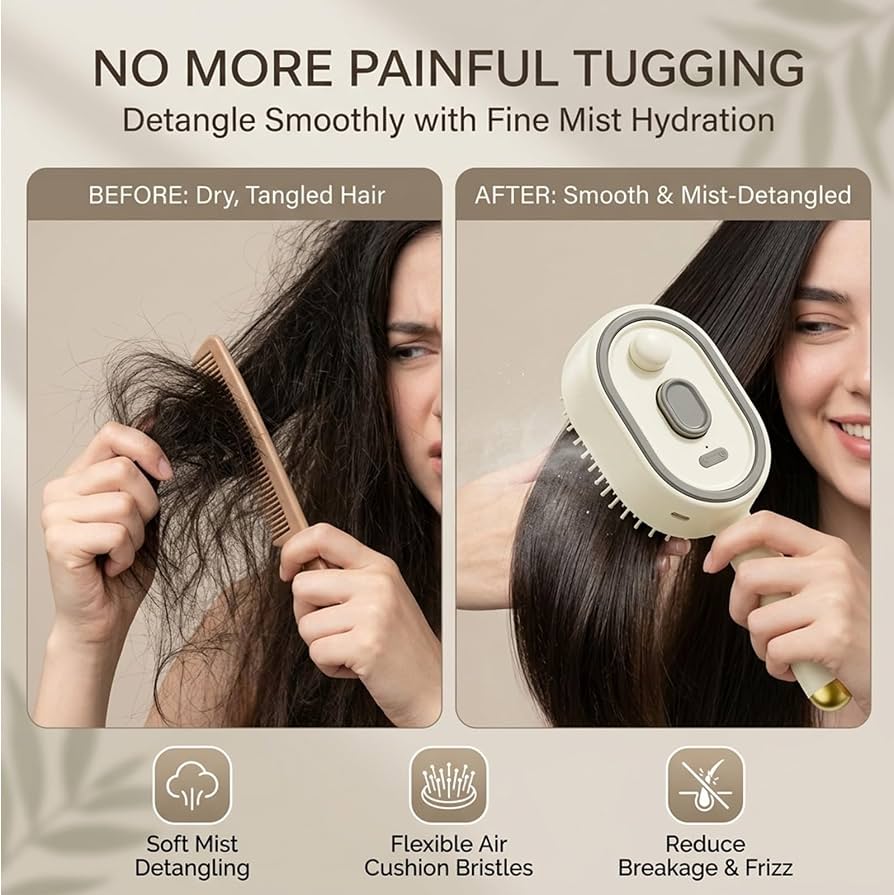 Electric Steam Hair Brush