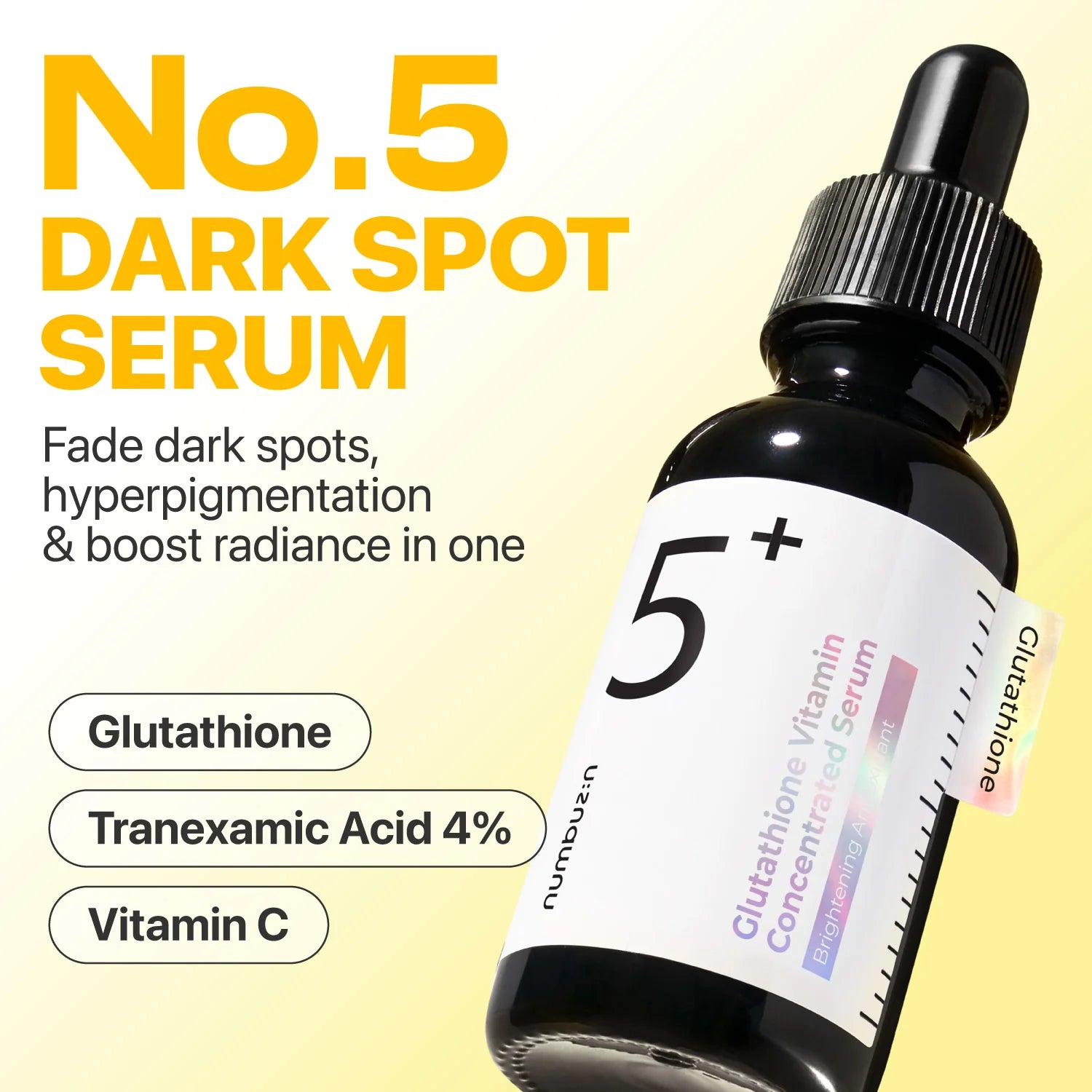 No.5+ Glutathione Vitamin Concentrated Serum | NUMBUZIN