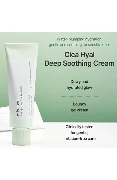 Cica Hyal Deep Soothing Cream |Mixsoon