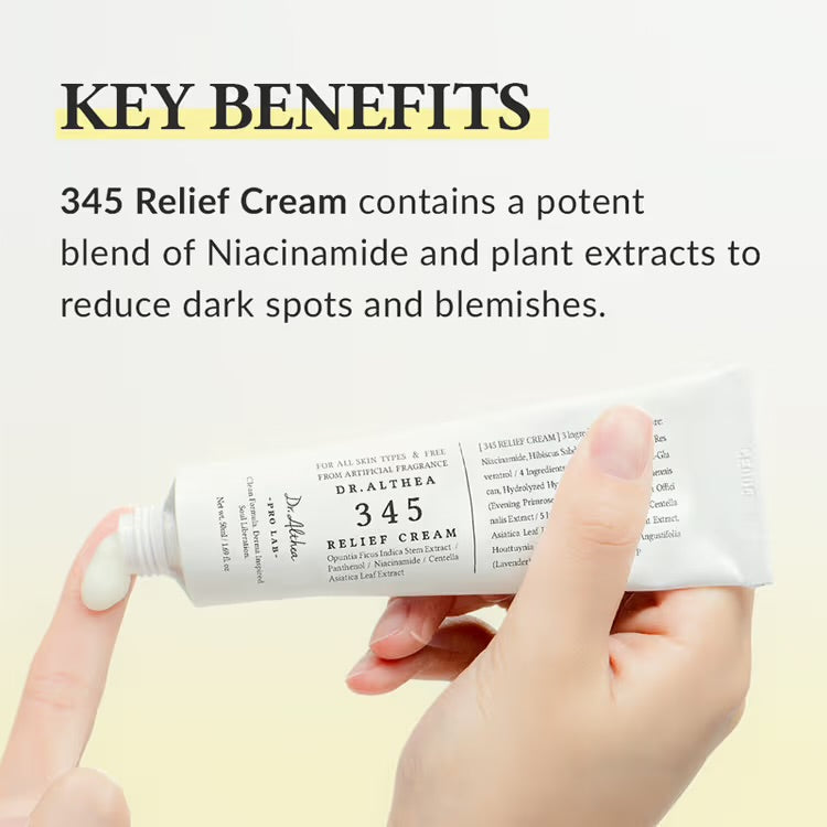 345 Relief Cream: Soothing & Barrier Repair Cream | Dr. Althea