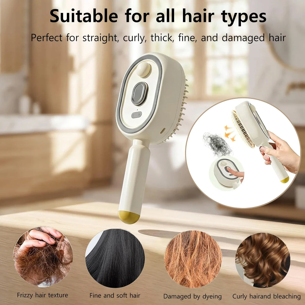 Electric Steam Hair Brush
