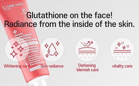 Derma Alpha Arbutin Glutathione Whitening Cream – Get Bright & Even Skin! ✨ | CareNel