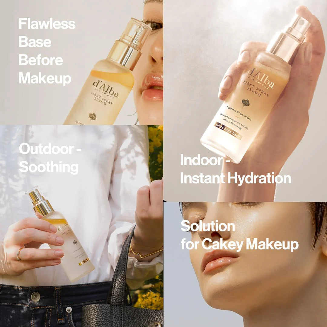 First spray serum- The spray that fixes everything! | d'alba