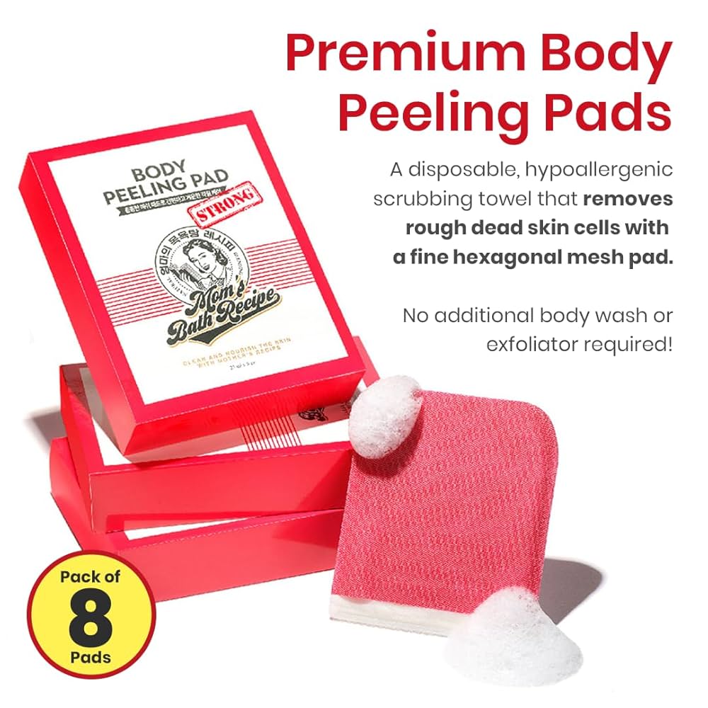 Body Peeling Pad | Mom's Bath Recipe ليفة التقشير للجسم
