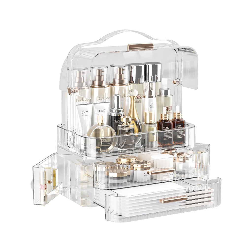 Large Makeup Storage Organizer for Vanityمنظم مكياج ومستحضرات