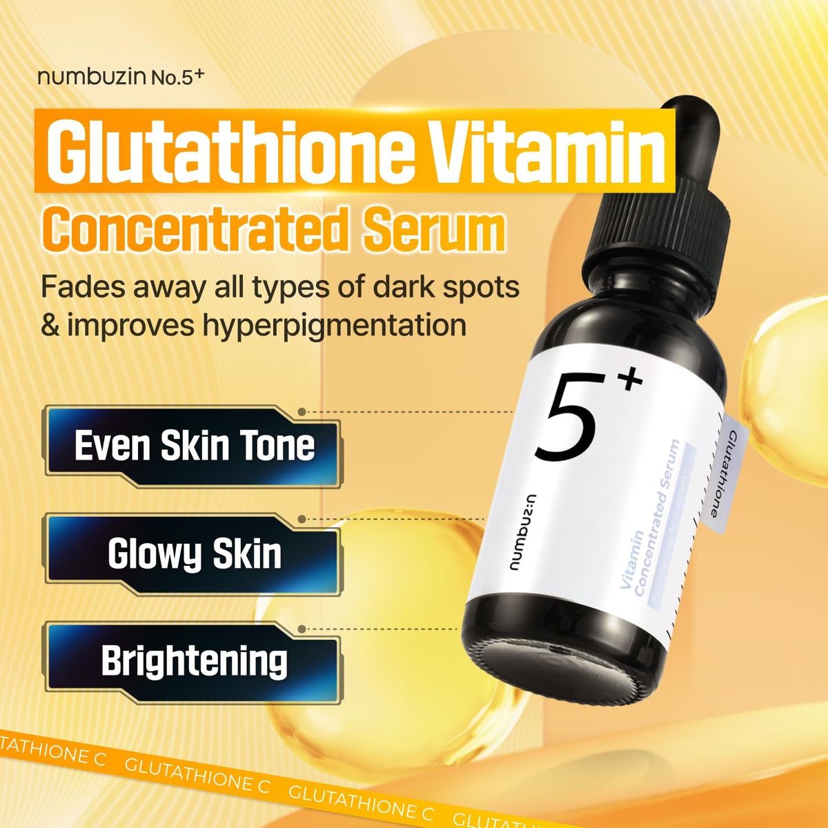 NO 5 Vitamin Concentrated Serum- Bightening Antioxidant | NUMBUZIN