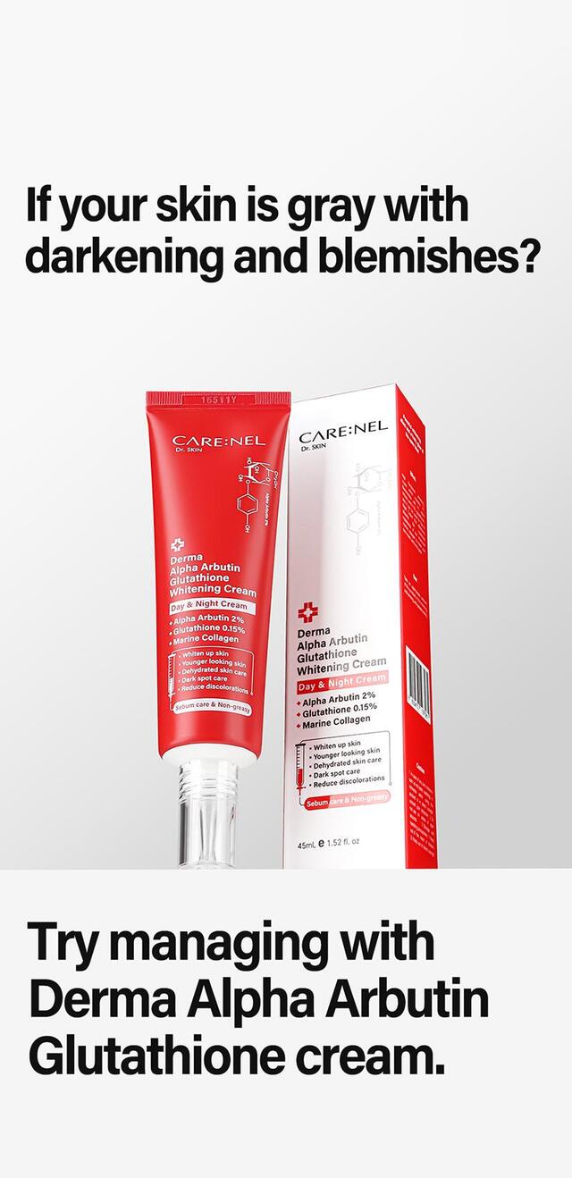 Derma Alpha Arbutin Glutathione Whitening Cream – Get Bright & Even Skin! ✨ | CareNel