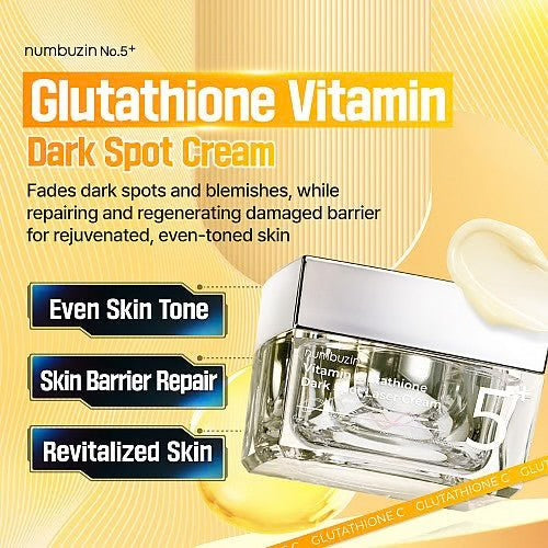 No. 5+ Vitamin Glutathione Dark Spot Laser Cream | NUMBUZIN