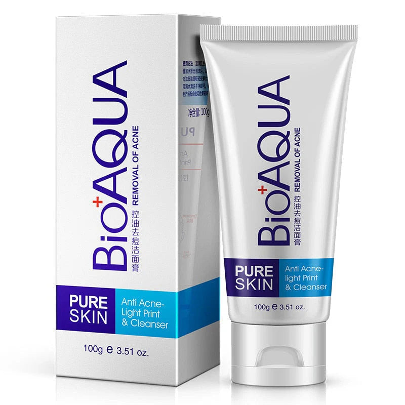 Pure Skin Anti Acne Light Print Cleanser Best Acne Treatment | BIOAQUA