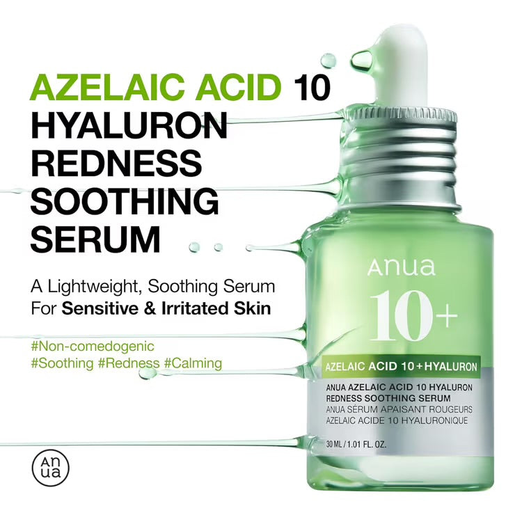 Azelaic Acid 10 Hyaluron Redness Soothing Serum | Anua