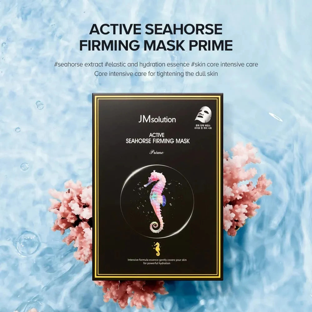 Active Seahorse Firming Sheet Mask Prime | JMsolutionماسك فرس البحر