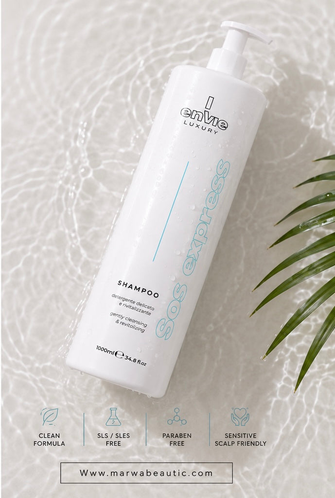 Envie Sublime SOS Express Shampoo |🇮🇹شامبو مغذي للشعر خالي من سلفات