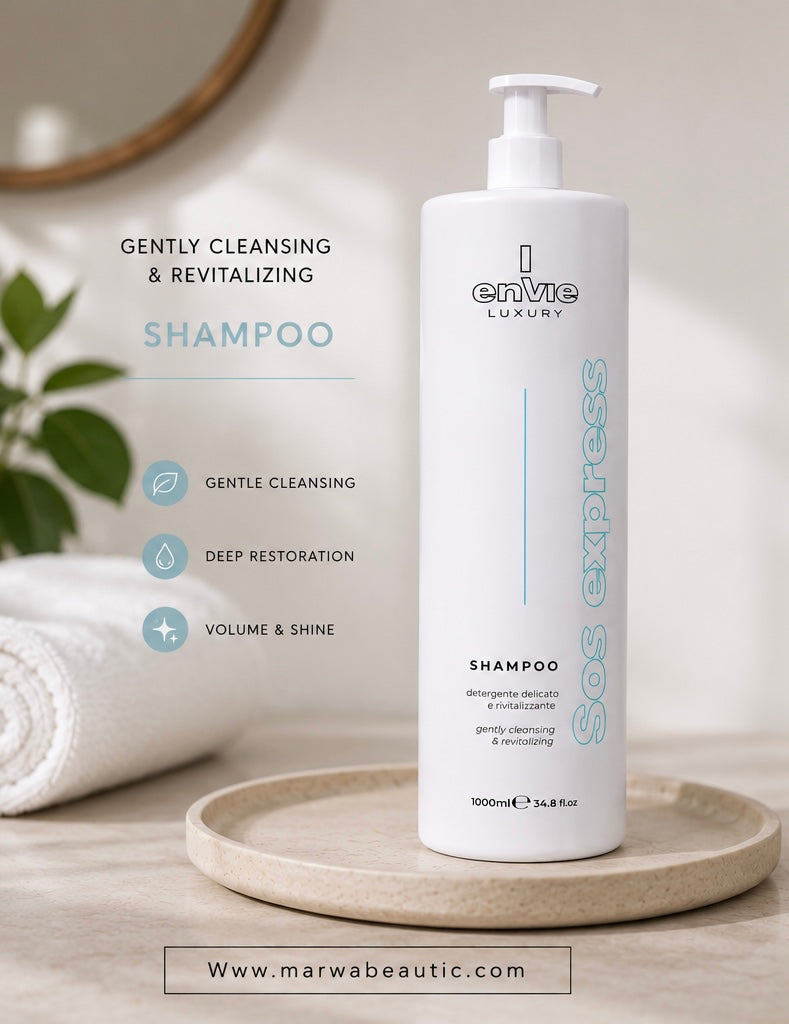 Envie Sublime SOS Express Shampoo |🇮🇹شامبو مغذي للشعر خالي من سلفات