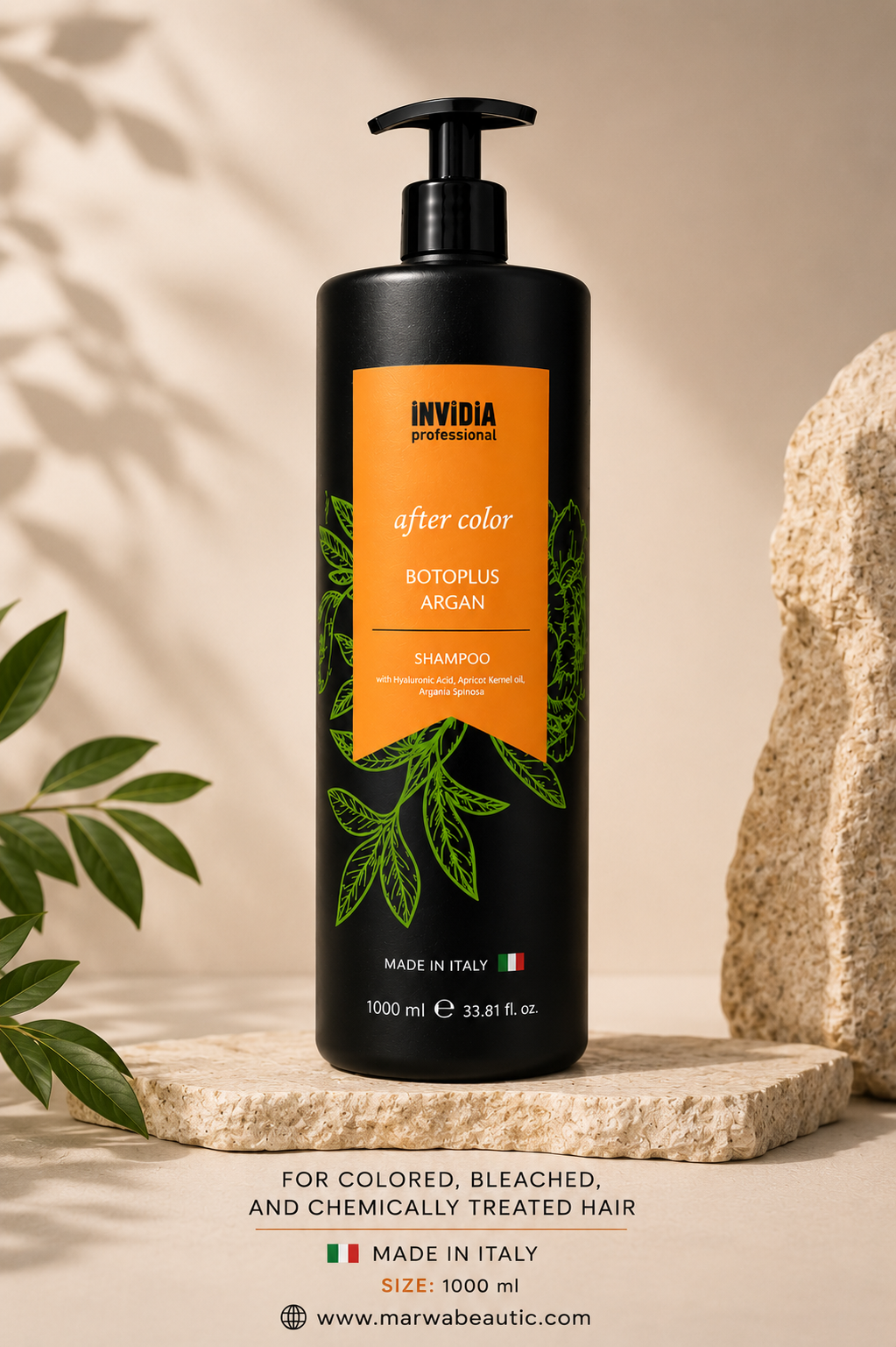After colour bottle plus Argan shampoo | Invidia🇮🇹شامبو للشعر المصبوغ