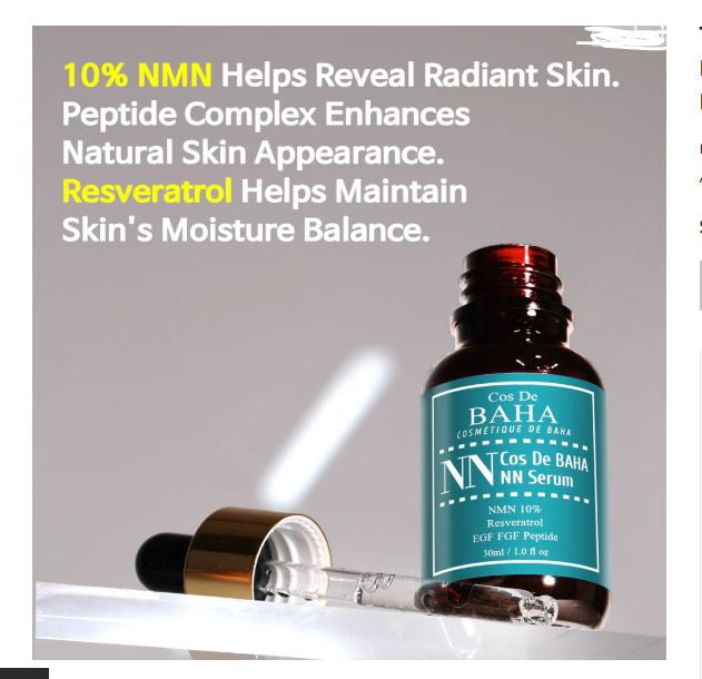 NN Serum 10% NMN & EGF FGF Peptide | Cos de BAHA
