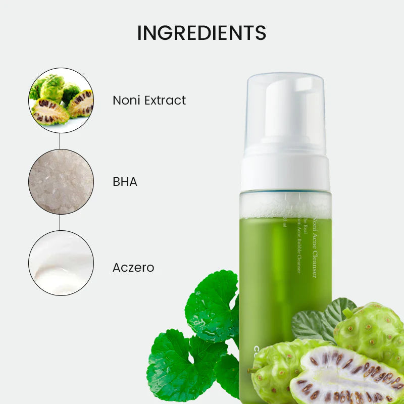 The Real Noni Acne Bubble Cleanser | Celimax