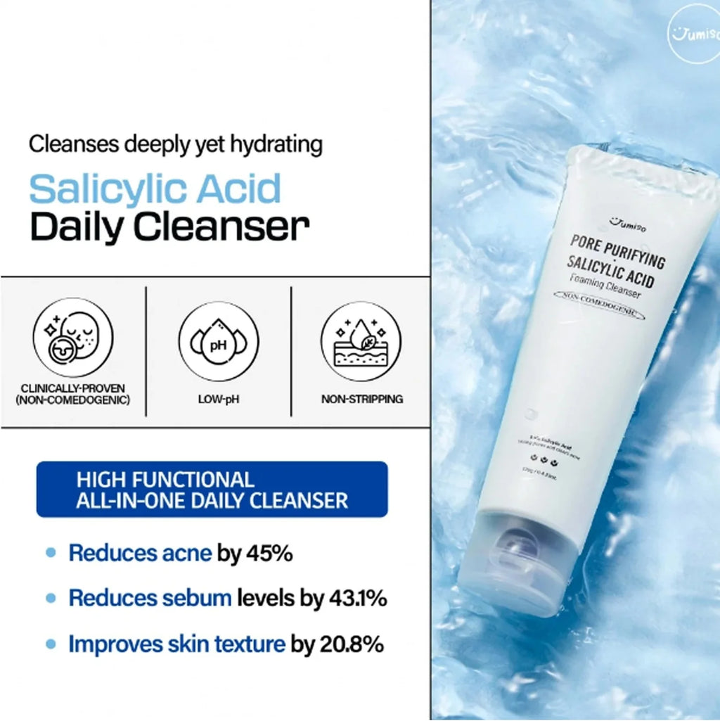 Pore Purifying Salicylic Acid Foaming Cleanser | Jumiso