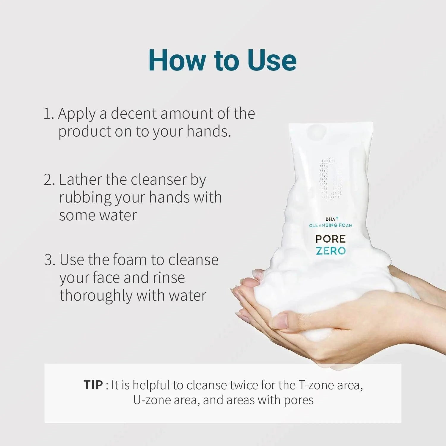 BHA+PORE Zero Cleansing Foam | Be the Skin