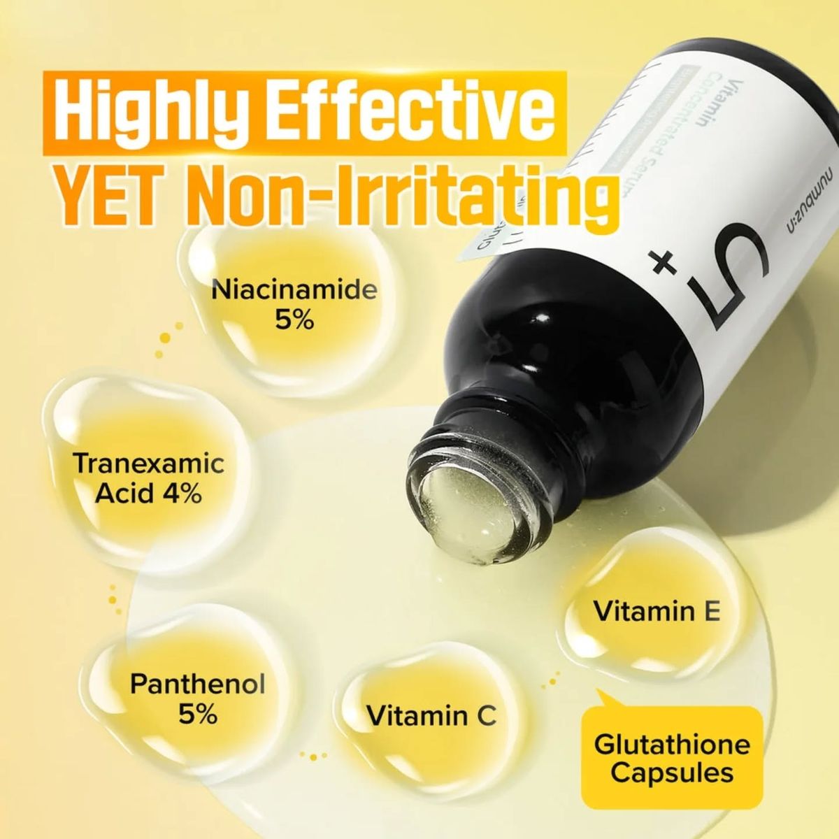 NO 5 Vitamin Concentrated Serum- Bightening Antioxidant | NUMBUZIN