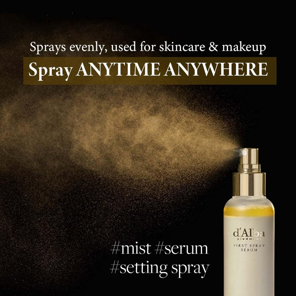 First spray serum- The spray that fixes everything! | d'alba