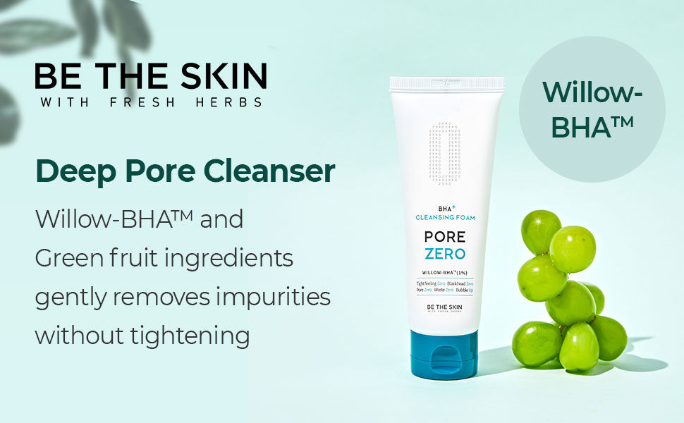 BHA+PORE Zero Cleansing Foam | Be the Skin