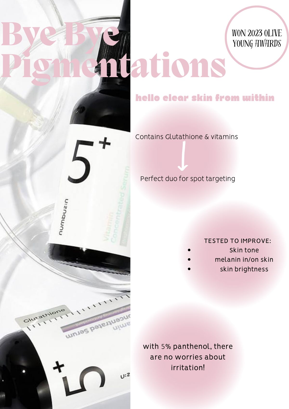 NO 5 Vitamin Concentrated Serum- Bightening Antioxidant | NUMBUZIN